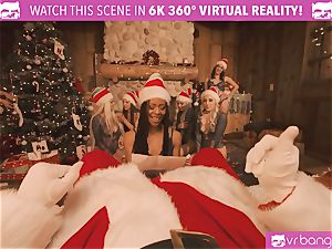 VRBangers Christams bang-out With Eight wonderful Elves