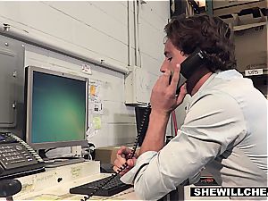 SheWillCheat - huge-boobed cougar boss penetrates new employee