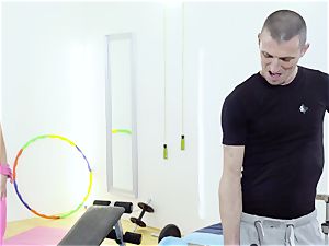 RELAXXXED - molten exercise sex at the gym with Czech babe